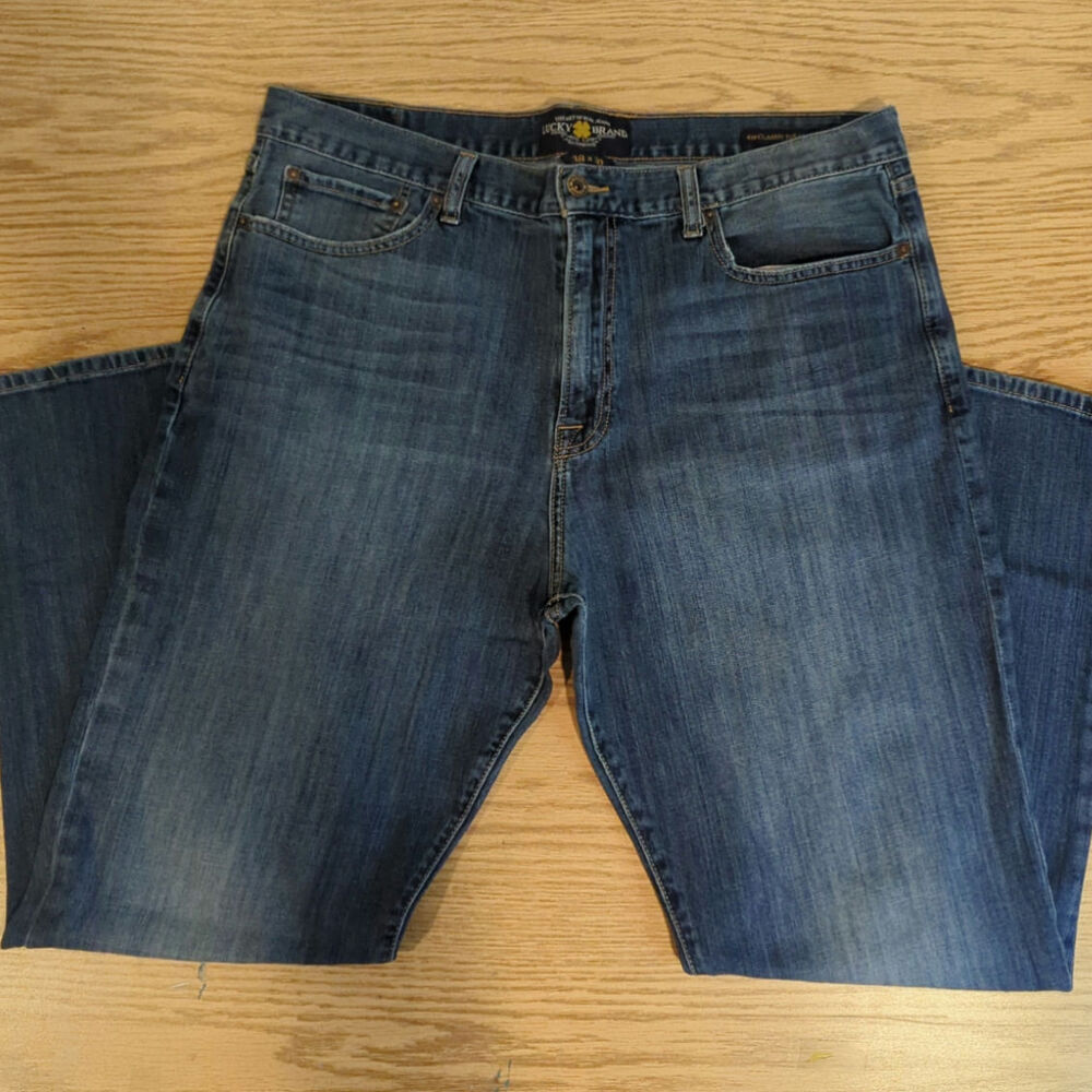 Lucky Brand Jeans Men's Size 36x29 429 Classic Straight Denim Medium Wash